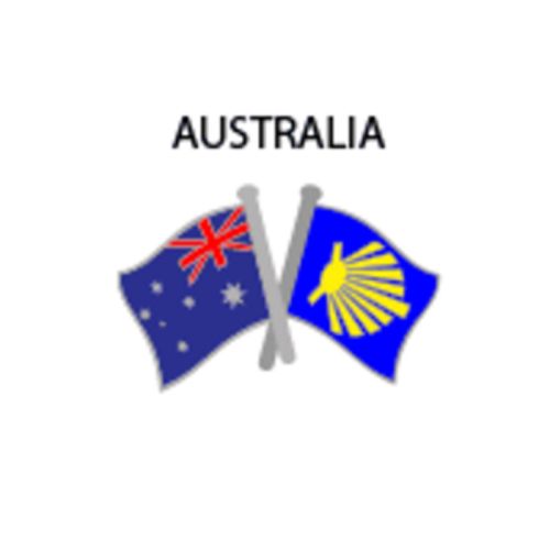 Pin Metal Drapeau Australie Voie Santiago