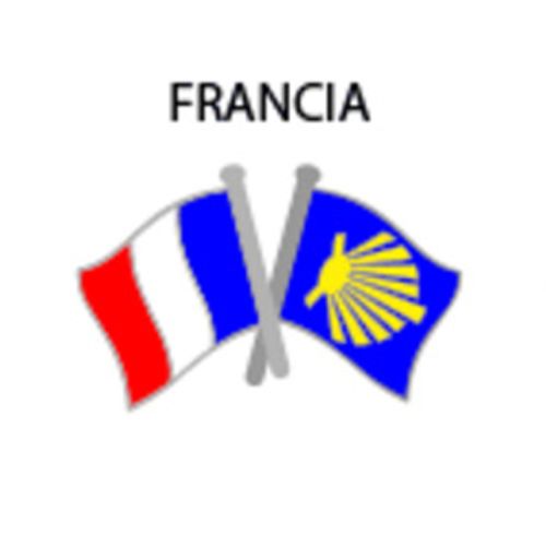Pin Metal Flag France Way Santiago