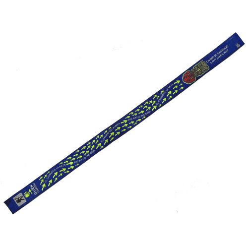 Bracelet en tissu avec petites flèches Camino 18 Bleu