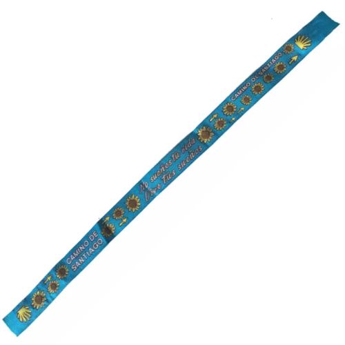 Bracelet en tissu Ne rêve pas ta vie 13 Bleu Ciel
