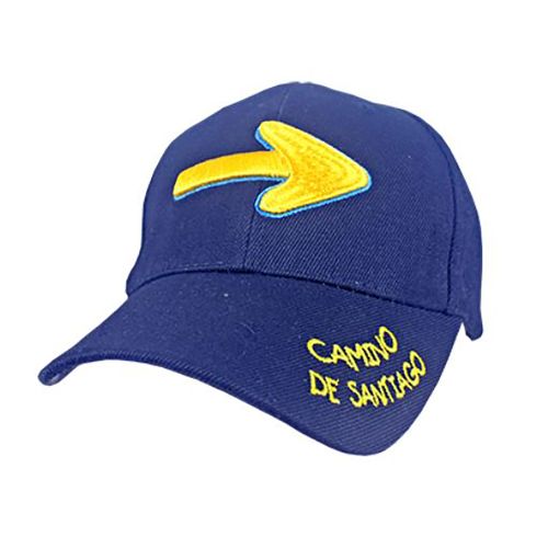 Visera Flecha Chemin de Santiago Bleu Marine