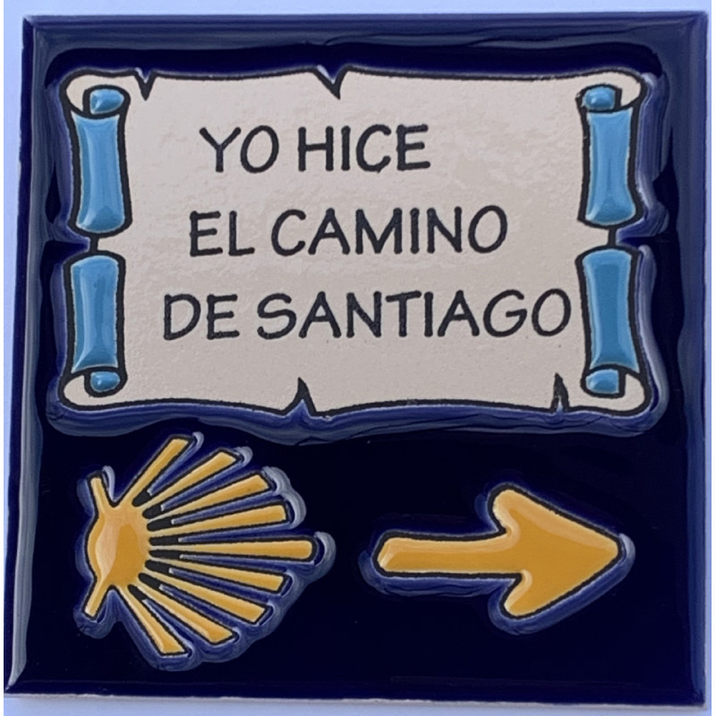 Carreaux de céramique Yo Hice le chemin de Santiago 11x11