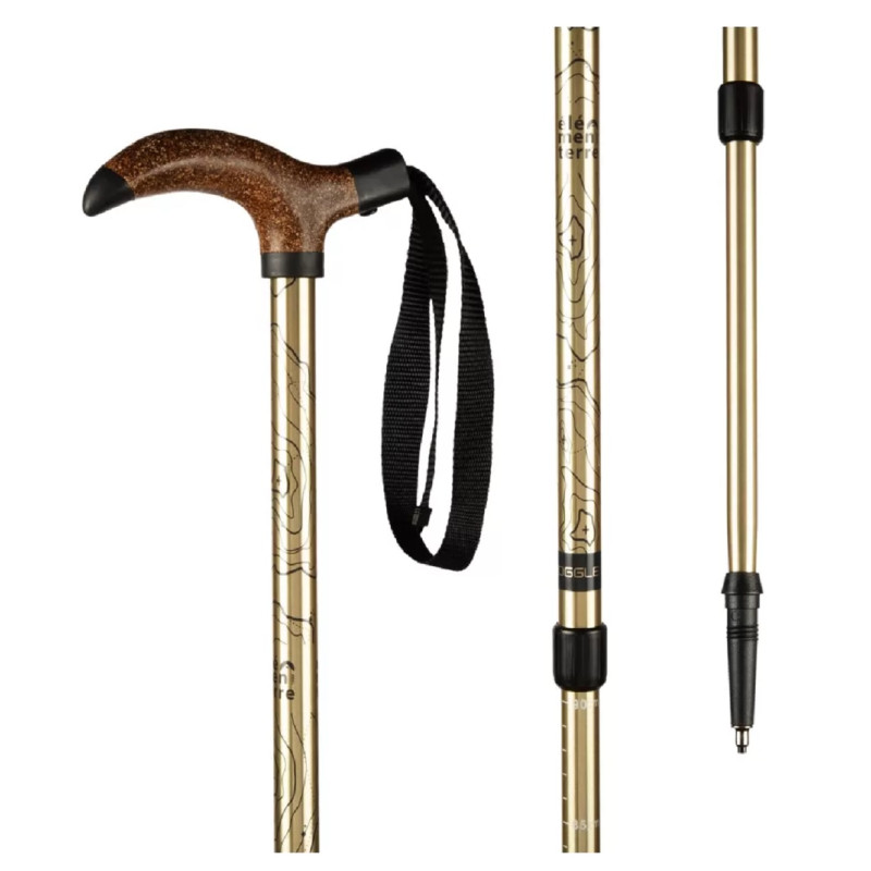 Canne en aluminium Elementerre Froggle Or jaune