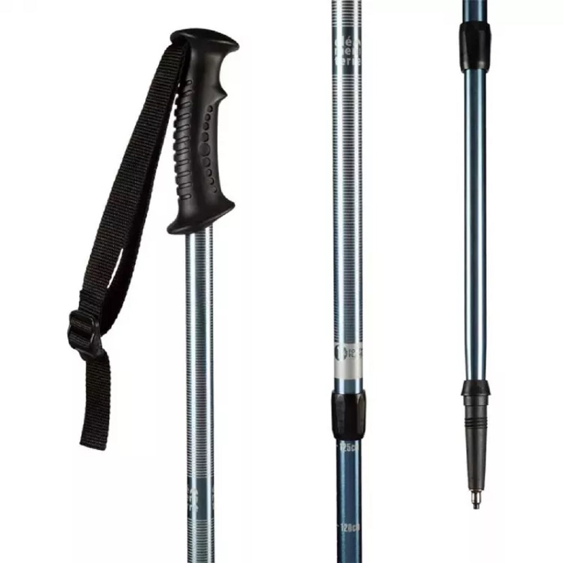 Canne de marche en aluminium pour poussette Elementerre Bleu