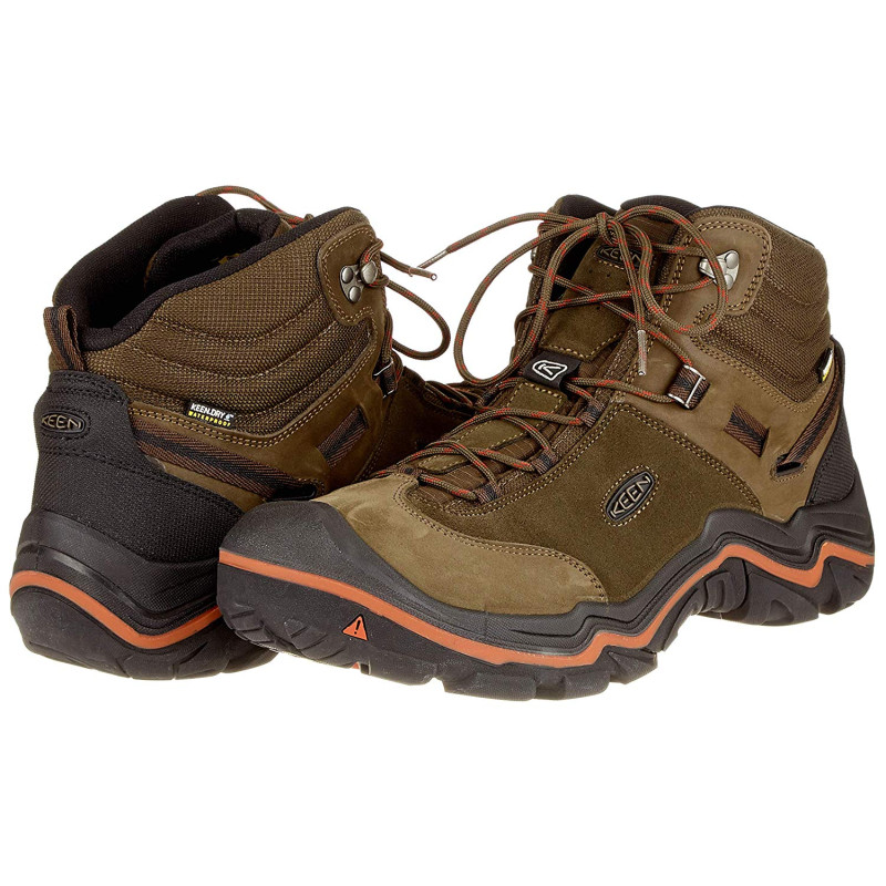 Keen Wanderer Mid WP Bottes Kaki