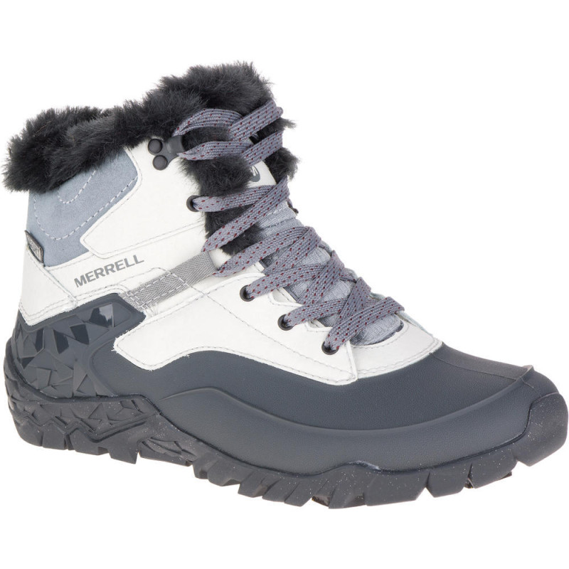 Merrell Aurora 6 Bottes Ice WP Gris/Blanco