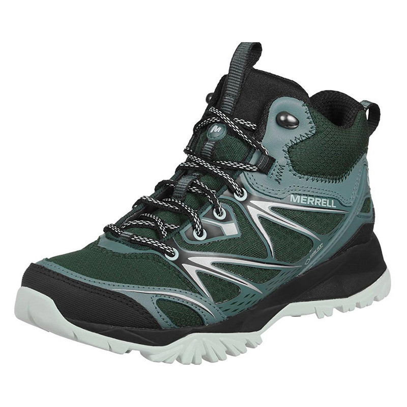 Merrell Capra Bolt Mid GTX Boot W Green/Negro