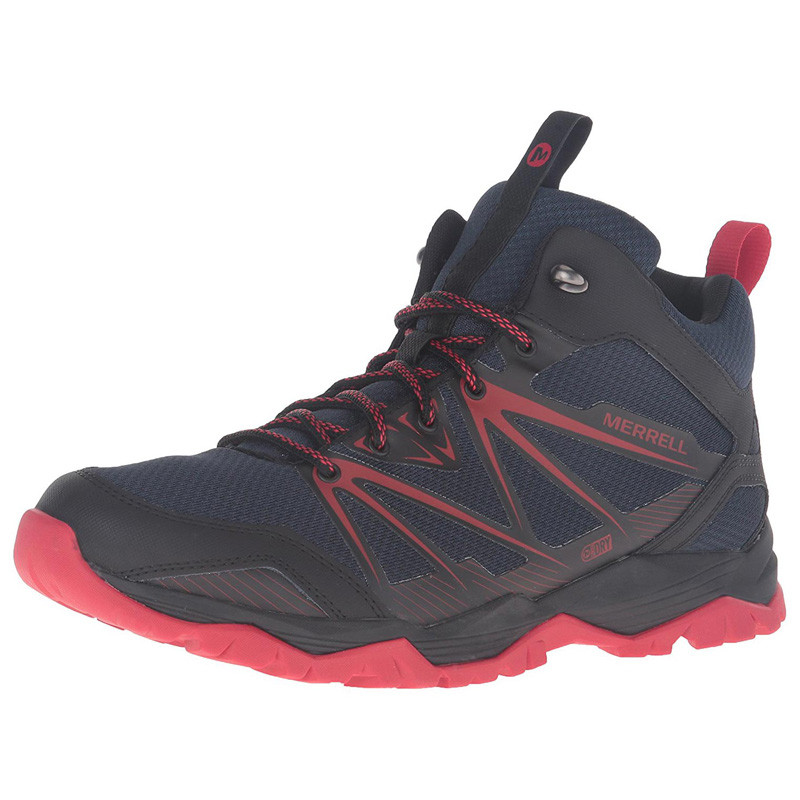 Merrell Capra Rise Mid WTPF Marino/Rojo Boot