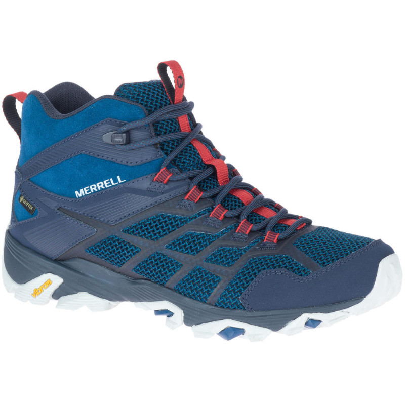 Merrell Moab FST 2 Botte Mid GTX Bleu/Orange