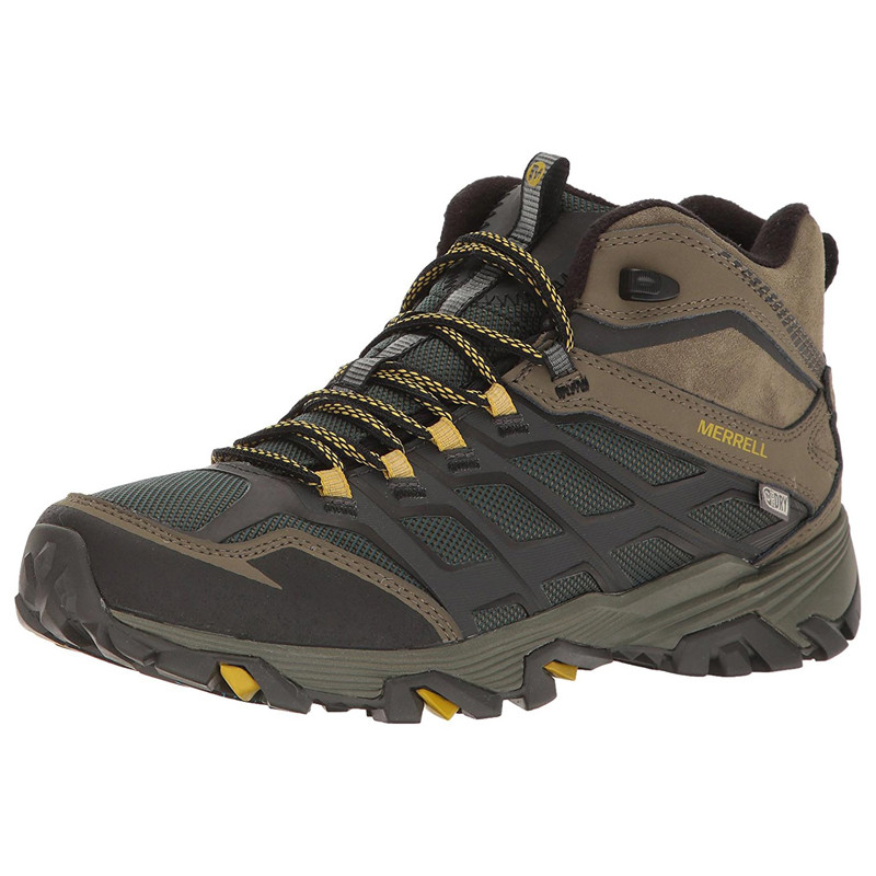 Merrell Moab FST Ice Thermo Verde/Oliva/Amarillo