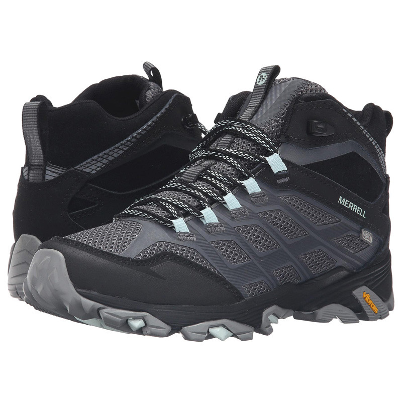 Merrell Moab FST Boot Mid GTX W Gris/Negro