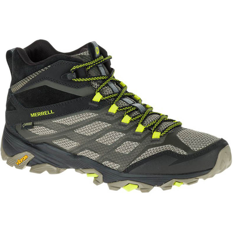 Merrell Moab FST Mid GTX Black/Beige/Amarillo Boot