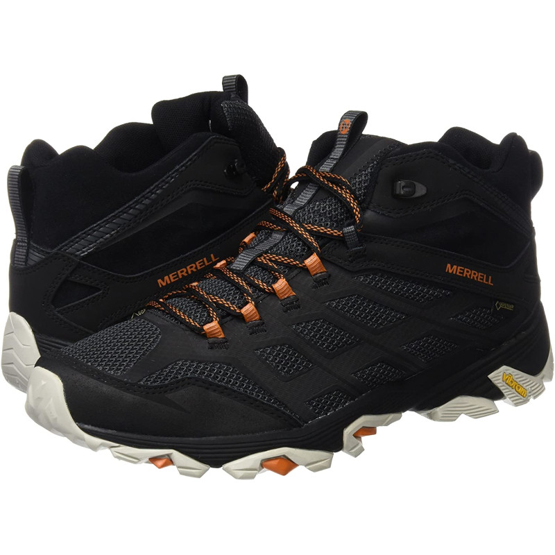 Merrell Moab FST Mid GTX Boot Noir/Orange