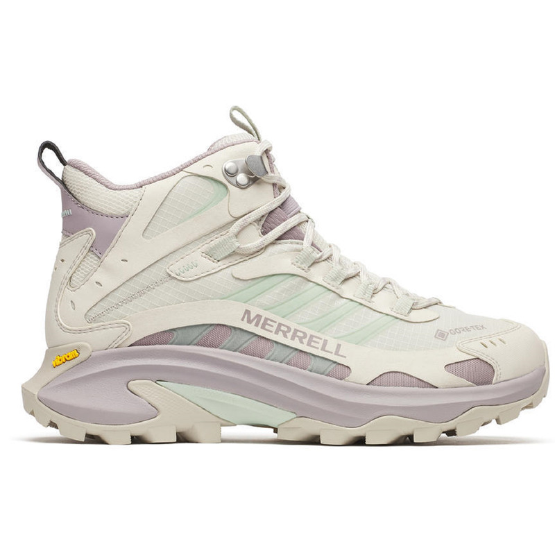 Botte Merrell Moab Speed 2 Mid GTX W Crème/Lilas/Vert