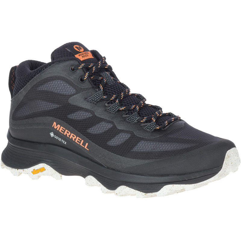Botte Merrell Moab Speed Mid GTX Noir/Orange