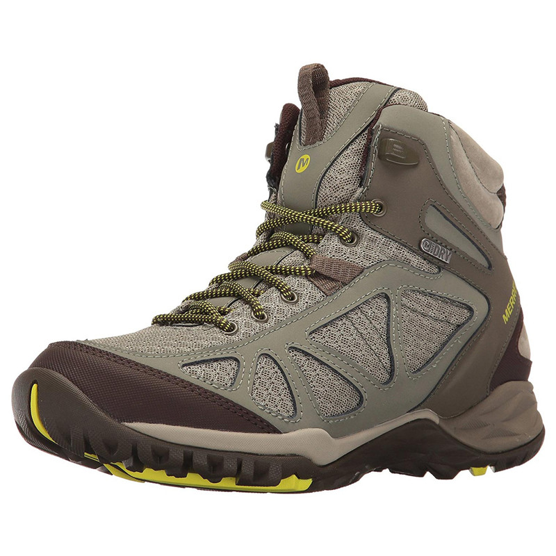 Merrell Siren Sport Q2 Mid WTPF Boot W Beige/Marrón