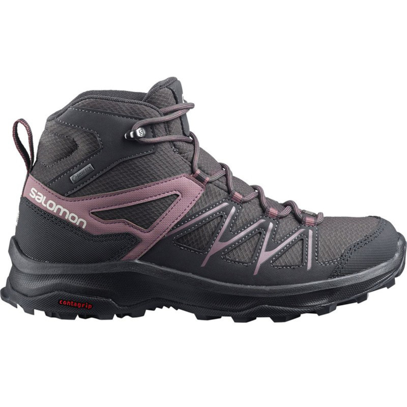 Botte Salomon Daintree Mid GTX W Noir / Violet