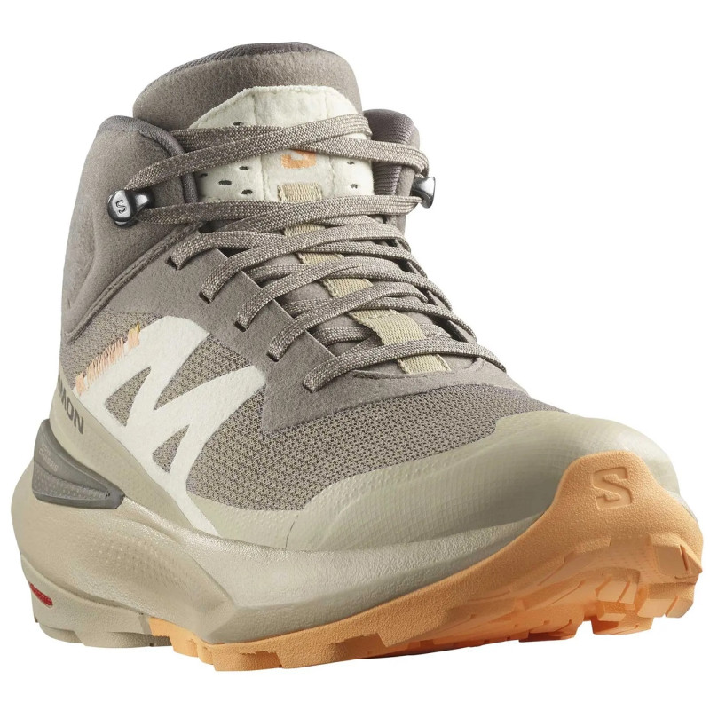 Chaussure Salomon Elixir Activ Mid GTX W Marron/Beige