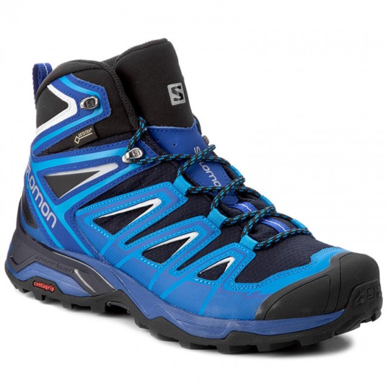 Salomon X Ultra 3 Botte Mid GTX Bleu/Négro