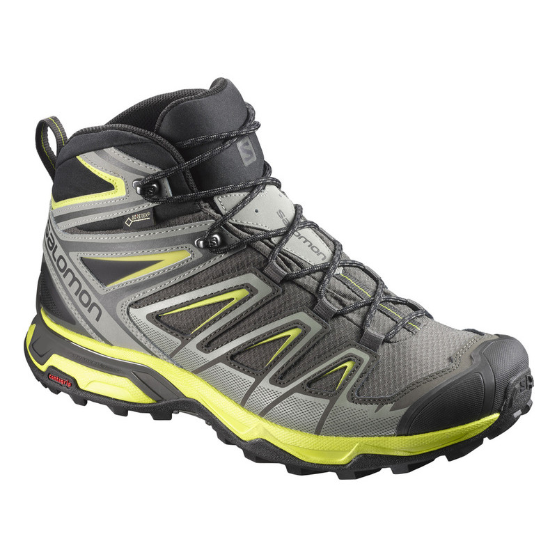 Salomon X Ultra 3 Botte Mid GTX Gris/Negro/Amarillo
