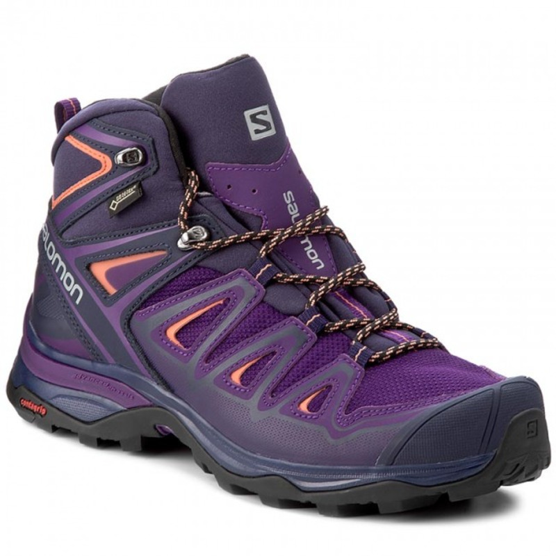 Salomon X Ultra 3 Botte Mid GTX W Violet/Noir