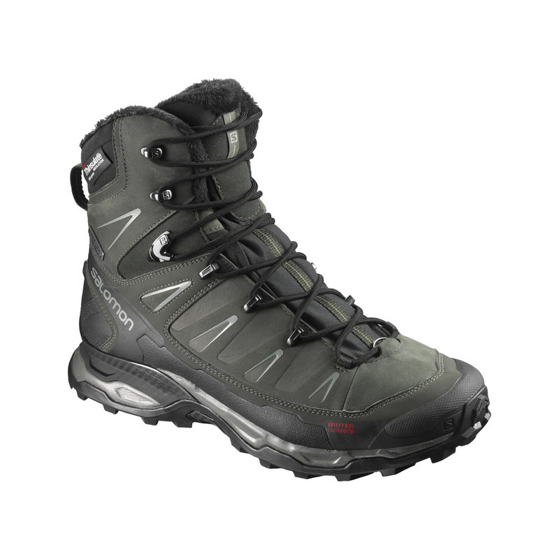 Salomon X Ultra Hiver CS WP Kaki/Negro