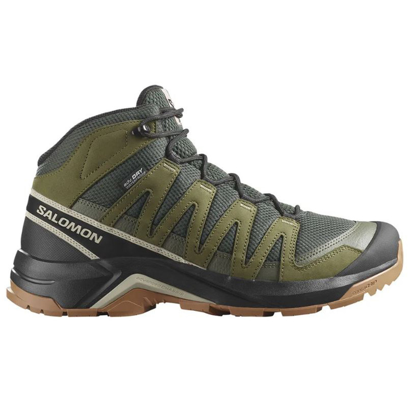 Chaussures Salomon X-Adventure Recon Mid GTX Vert/Noir