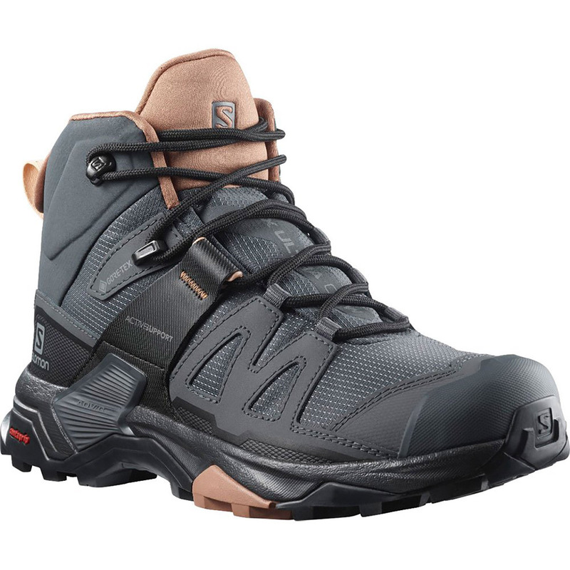 Chaussure Salomon X Ultra 4 GTX MID W Rose/Gris