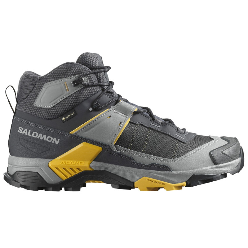 Chaussures Salomon X Ultra 5 Mid GTX Gris/Moutarde