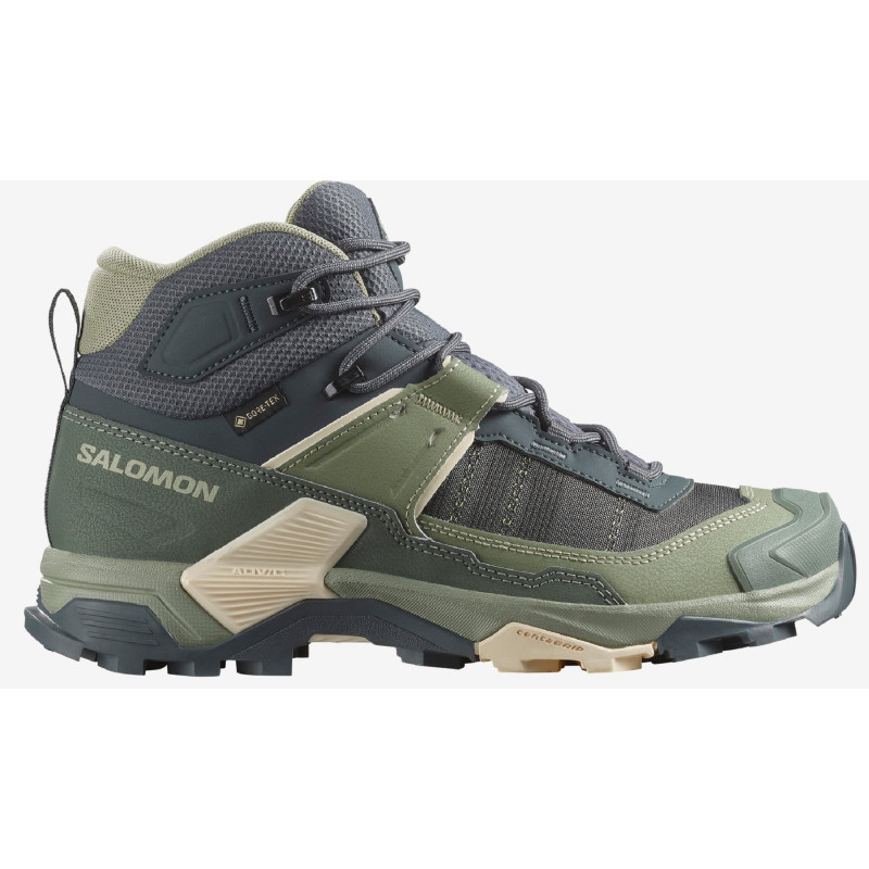 Chaussures Salomon X Ultra 5 Mid GTX W Vert