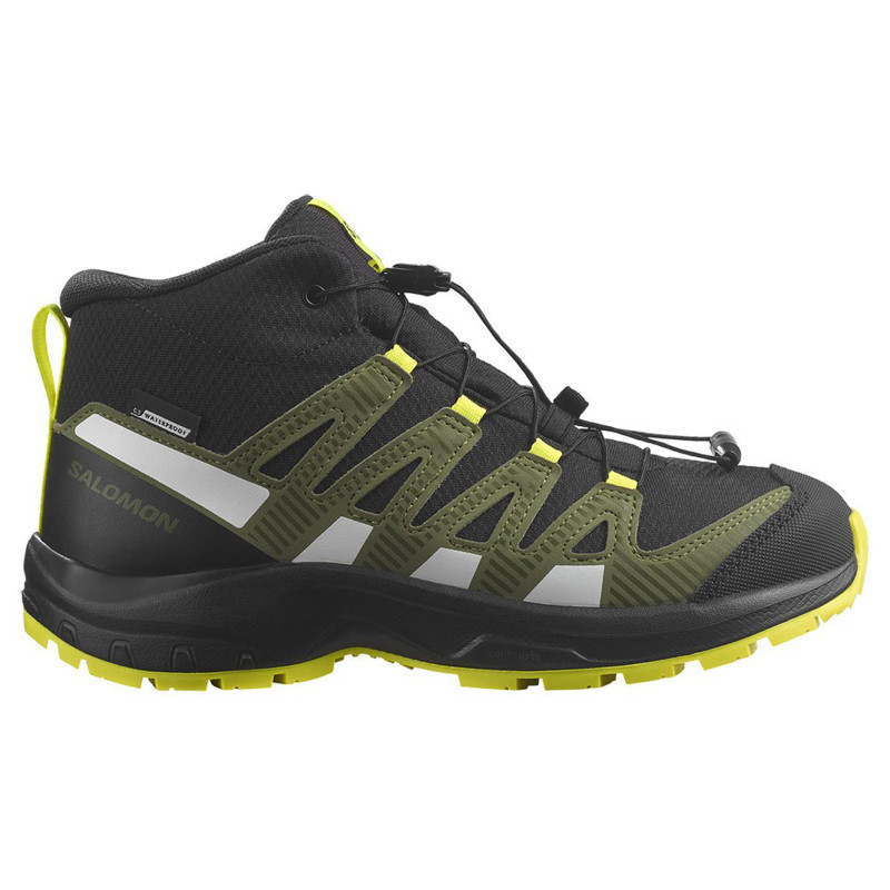 Chaussure Salomon XA PRO V8 MID CSWP J Noir/Vert