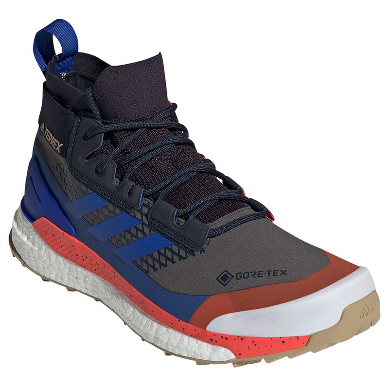 Bottes Adidas Terrex Free Hiker GTX Bleu / Rouge