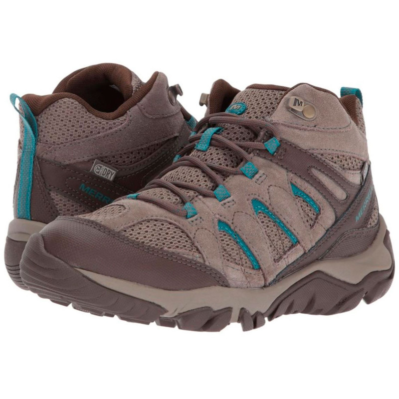 Merrell Bottes haut de gamme haut de gamme GTX W Marrón/ Turquoise
