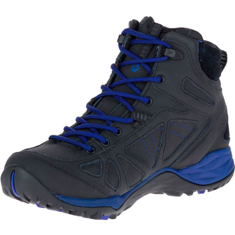 Merrell Siren Q2 Mid WTPF Bottes W Noir/bleu