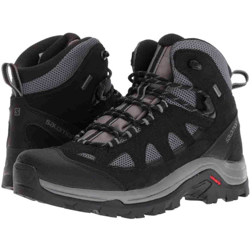 Authentique Salomon LTR GTX Bottes noires/gris