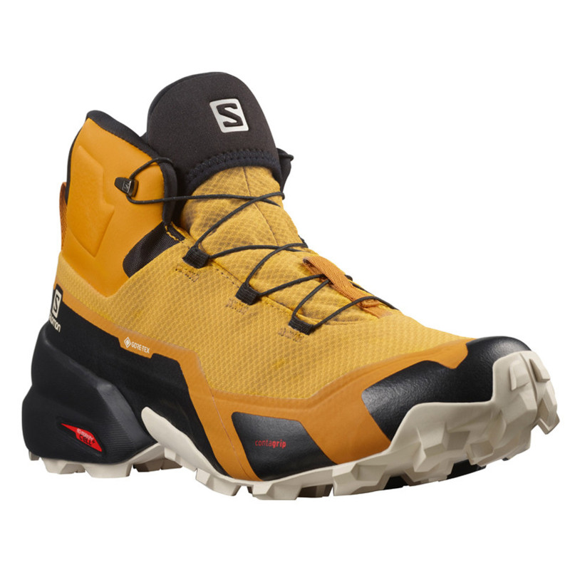 Bottes Salomon Cross Hike Mid GTX Jaune / Moutarde
