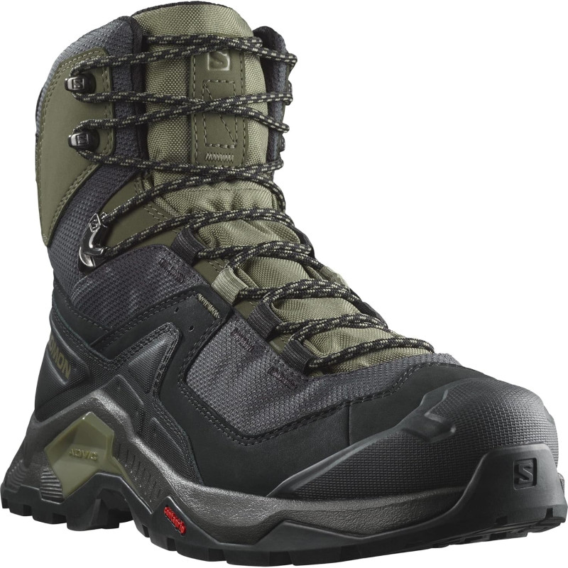 Bottes Salomon Quest Element GTX Noir/Gris/Vert