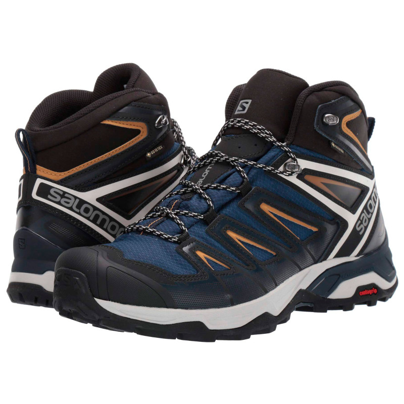 Salomon X Ultra 3 mid GTX Bottes Marino/Négro/Oro