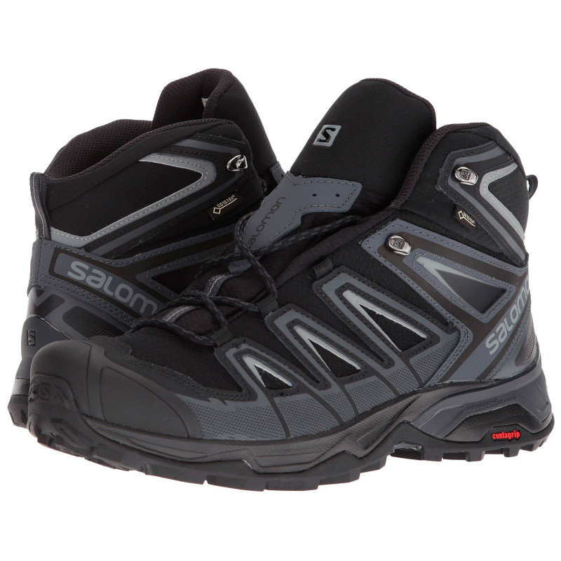 Salomon X Ultra 3 Mid GTX Bottes noir/gris