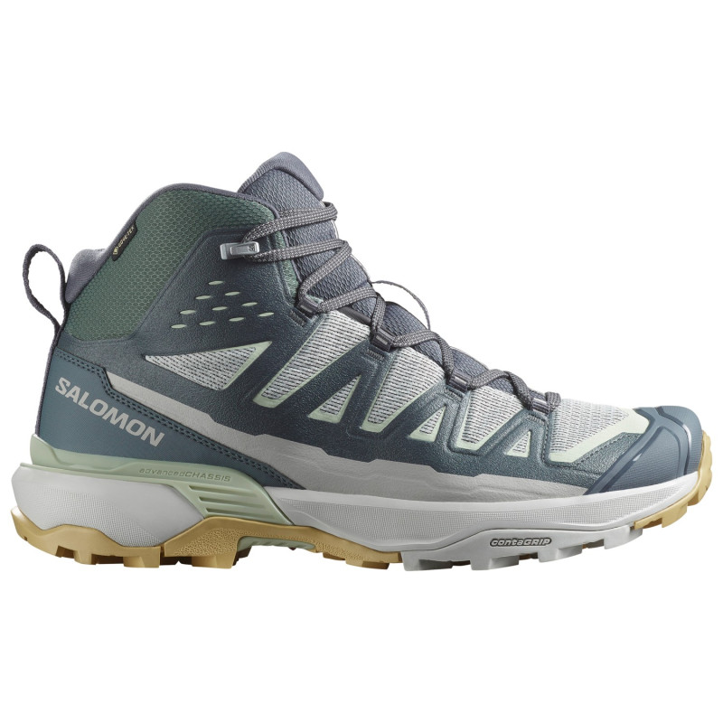 Chaussures Salomon X Ultra 360 Edge Mid GTX Vert/Gris