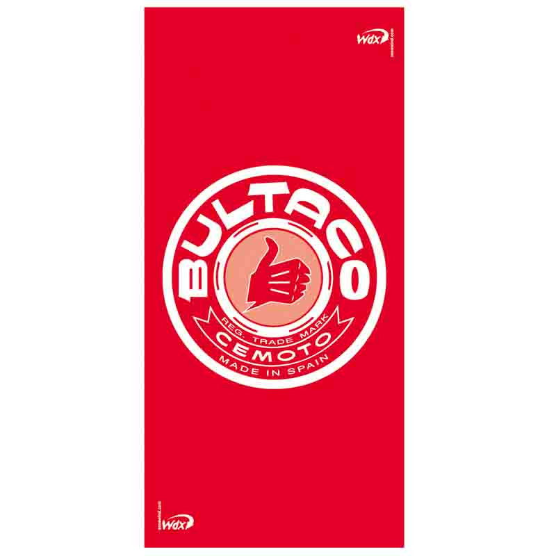 Braga Wind Bultaco Logo Rouge 1400