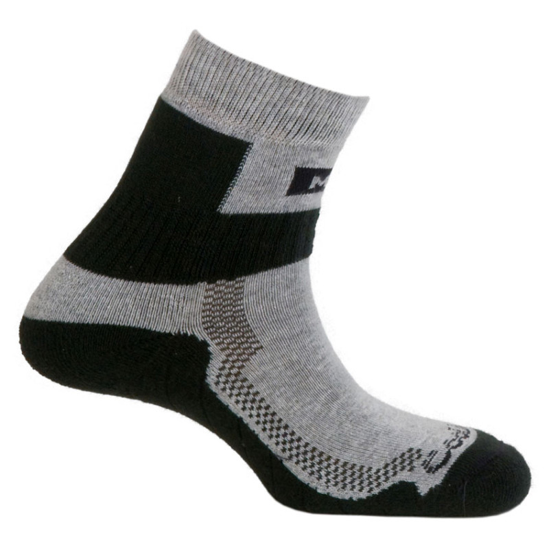 Calcetín Mund Nordic Walking Black-Gris