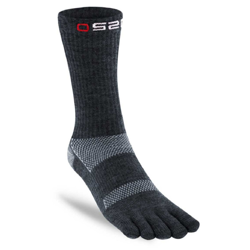 Chaussettes à orteils en laine mérinos OS20 Gris foncé
