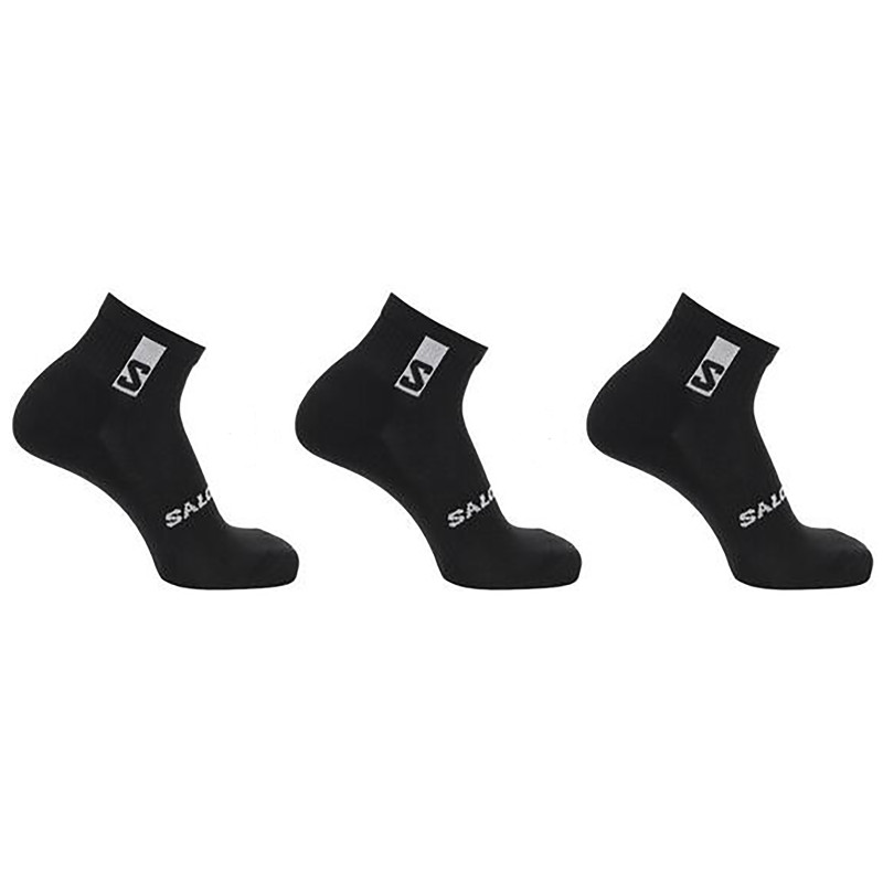 Salomon Everyday Socquettes Pack-3 Noir
