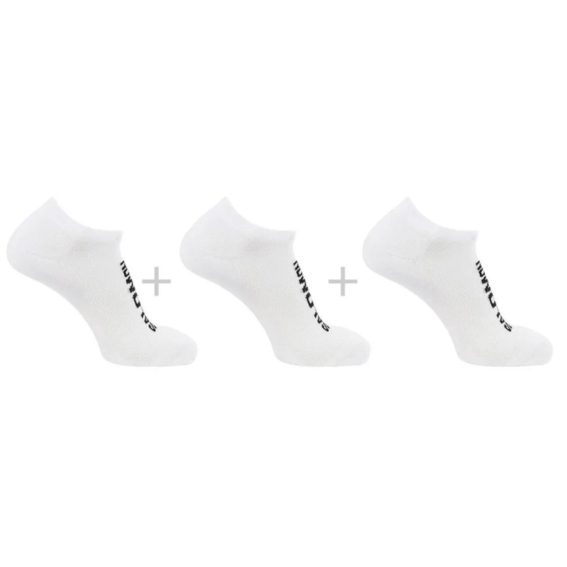 Lot de 3 paires de chaussettes basses Salomon Everyday blanches