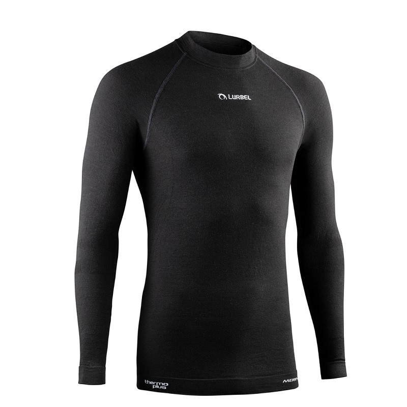 Chemise Lurbel Merino Hollow Long Noir Sommeil