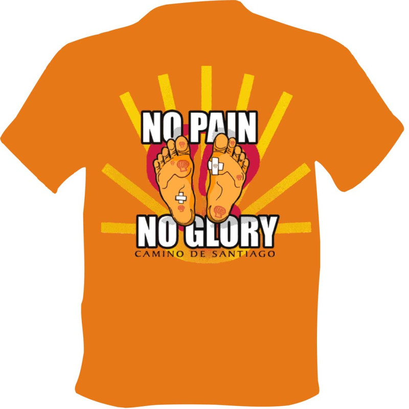 T-shirt dans la douleur Glory Naranja