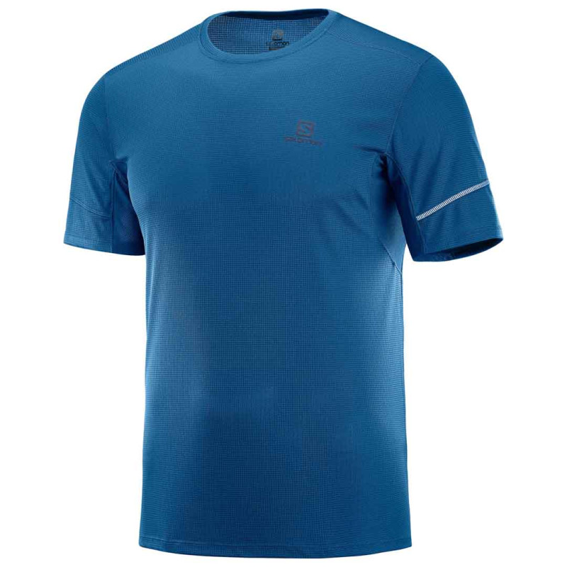 Chemise Salomon Agile SS Tee Cobalto