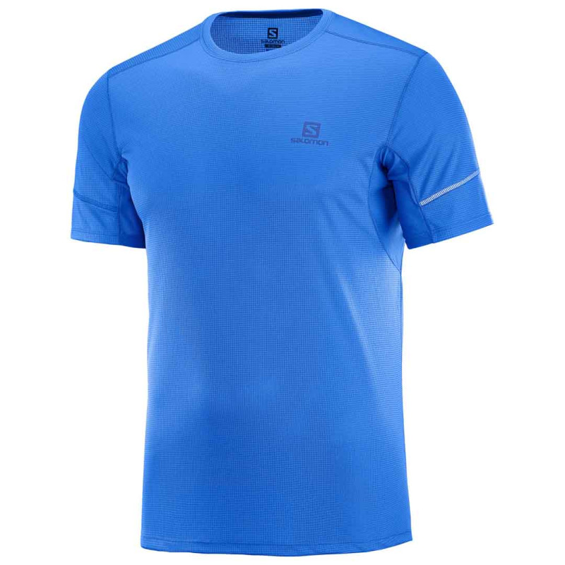 Chemise Salomon Agile SS Bleu Tee