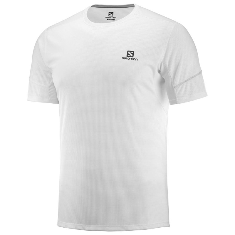 Chemise Salomon Agile SS Tee Blanc